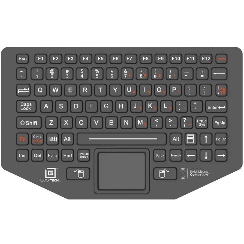 RAM-KB2-USB RAM Mounts GDS® USB Keyboard™ with Track Pad