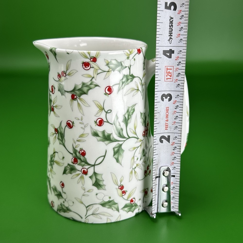 Reflections Fine Bone China Winterberry Pitcher small Gorgeous Pattern
