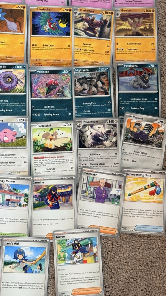 Twilight Masquerade Pokemon Master Set Starter Base 140 Cards