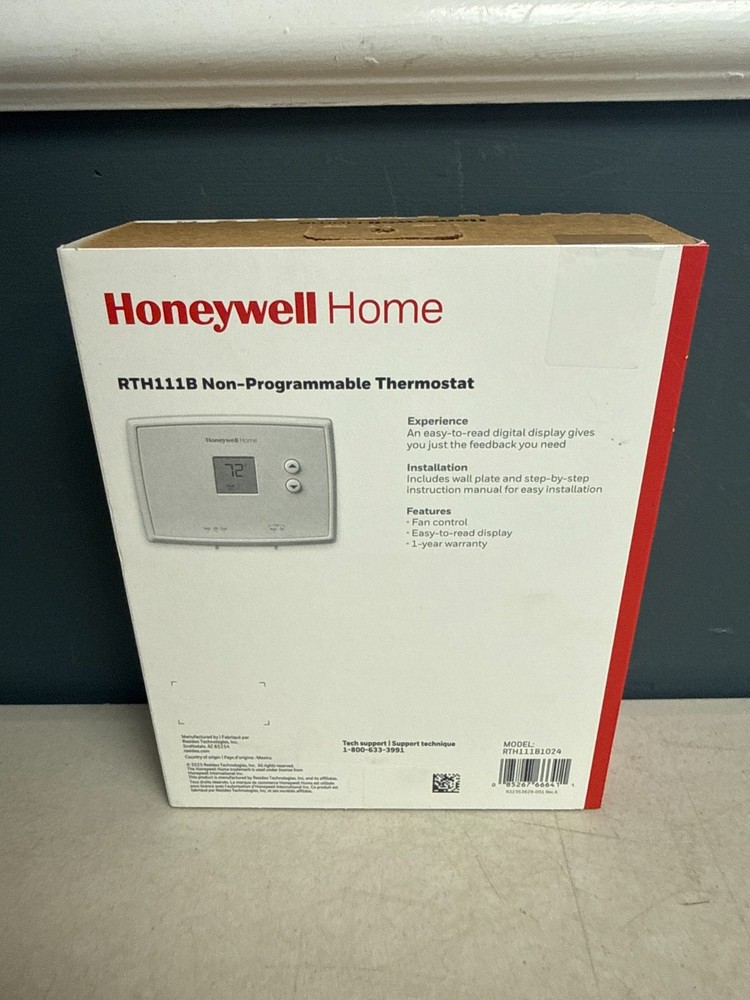 Honeywell Home Horizontal Non-Programmable Thermostat
