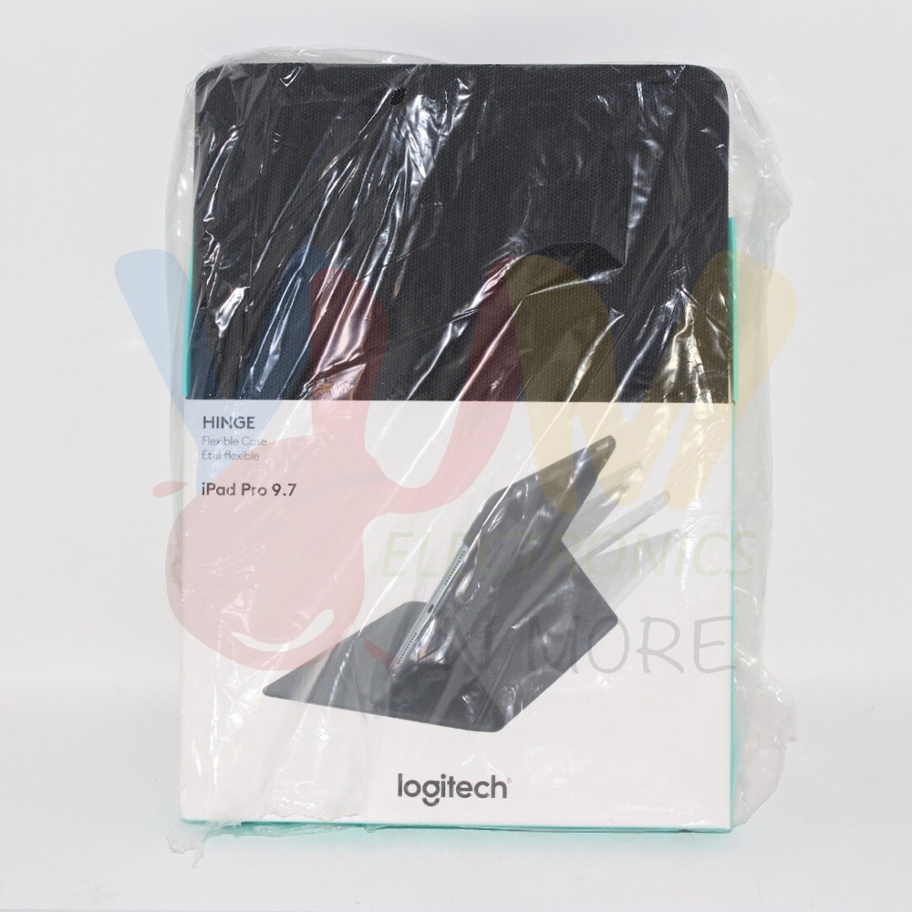 Logitech 939-001466 Hinge Slim and Flexible Case with Any-Angle Stand for 9.7
