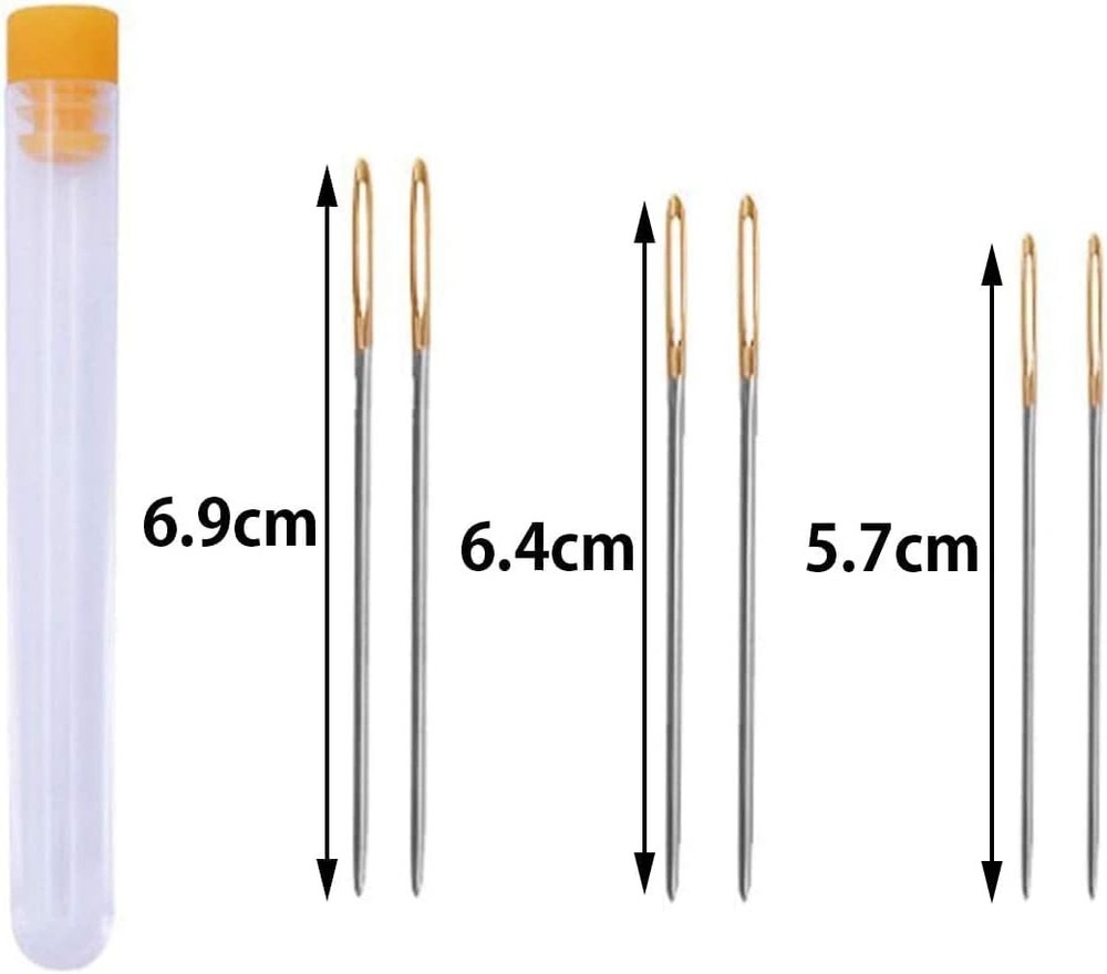 11PCS Bookbinding Kit with Bone Folder Awl Needles Thread