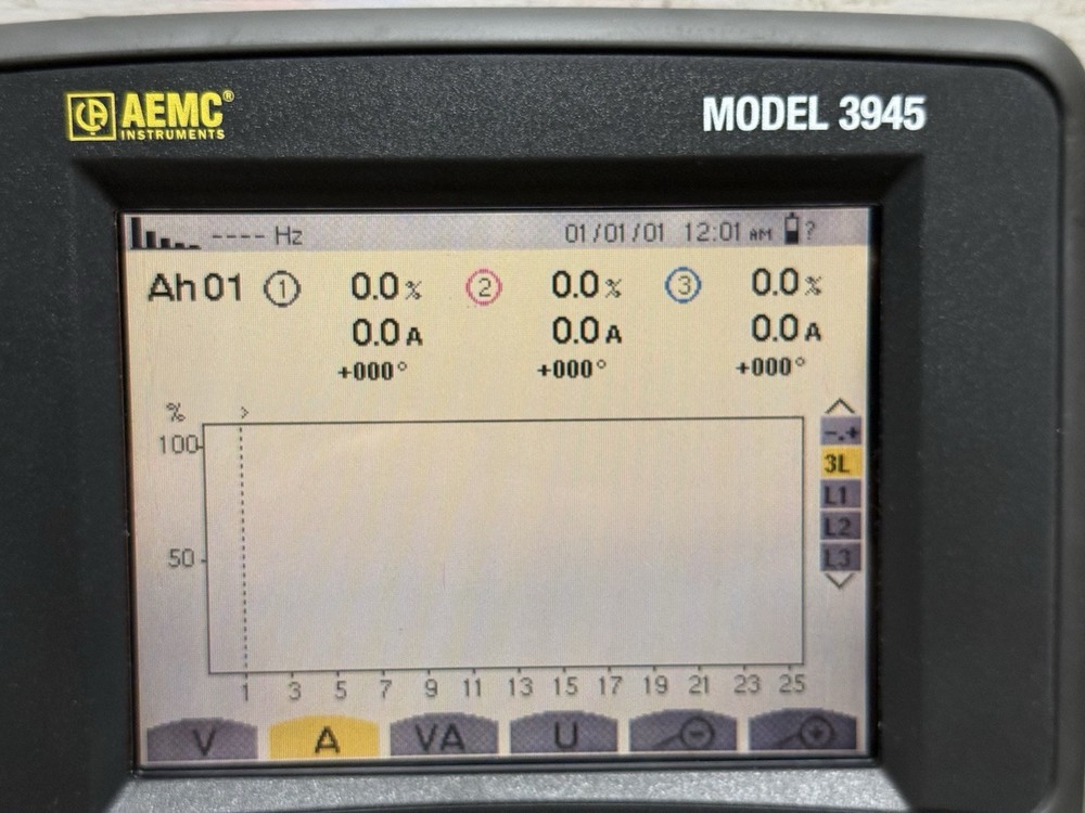 AEMC 3945-B POWERPAD 3-PHASE POWER QUALITY ANALYZER NICE