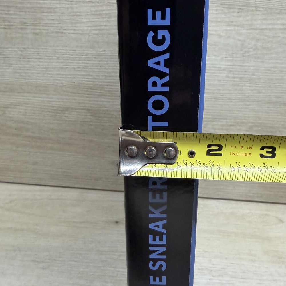 2 Pack Kicks & Co. Stackable LED Sneaker Storage Boxes Display Case USB Powered