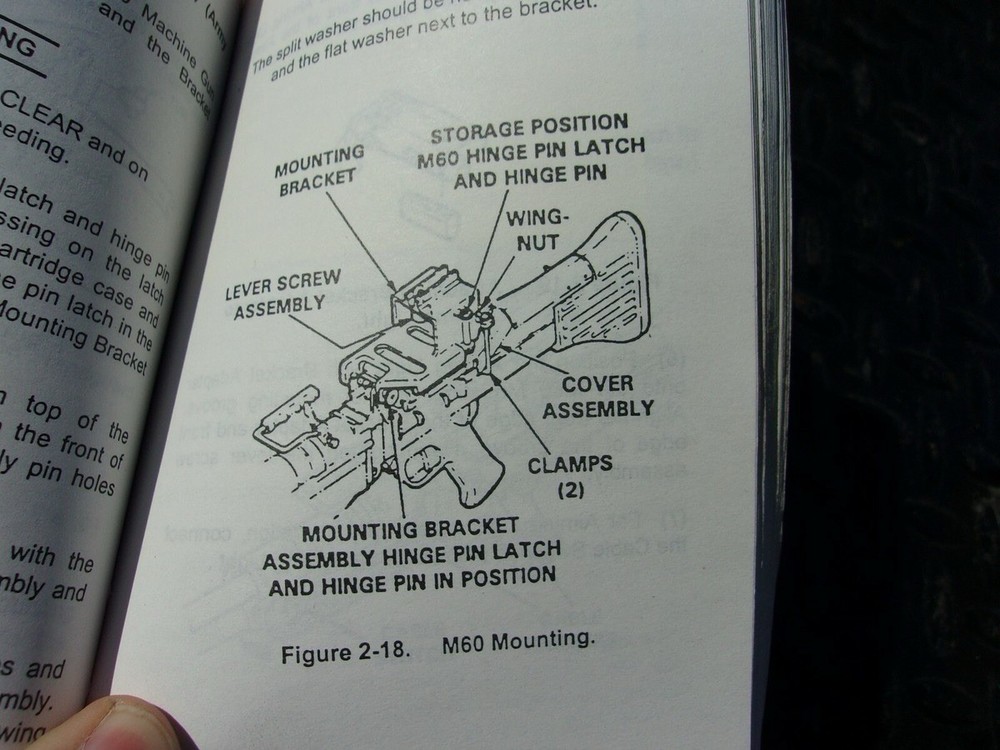 MILITARY SURPLUS M60 AN/PVS-4 LIGHT AIMING INFRARED BRACKET MOUNT ADAPTER