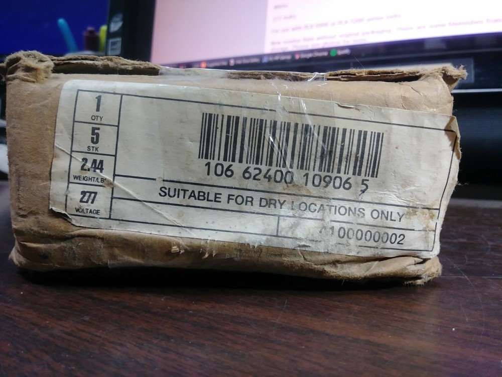 SURE-LITES PLC-277-P CANOPY CONVERSION KIT FOR EXIT LIGHT NEW IN BOX