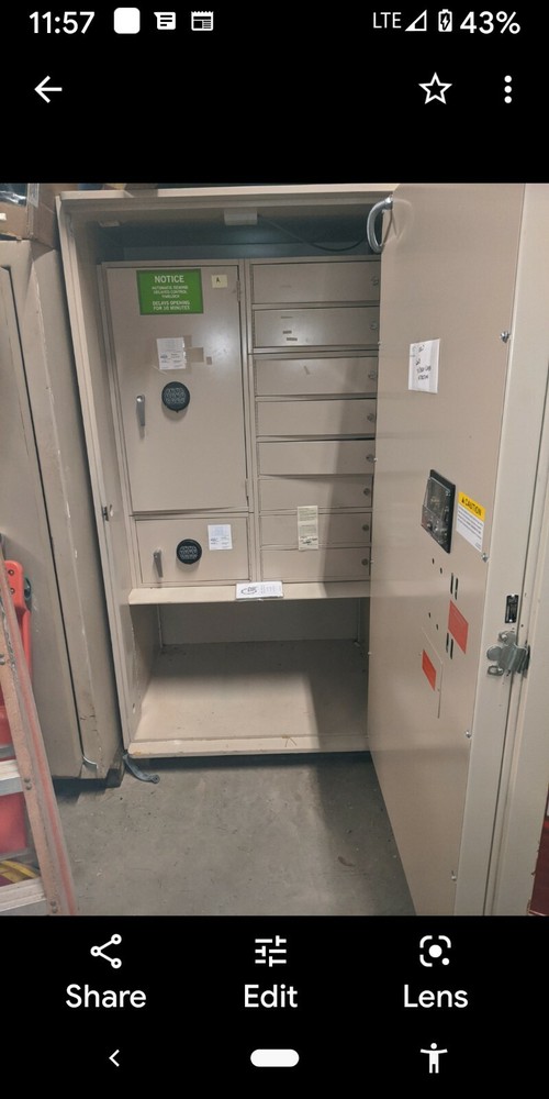 Safes used, a large inventory.