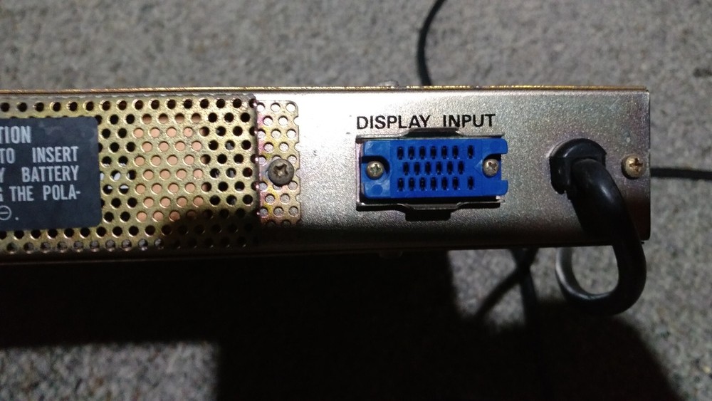 Time Date Generator Panasonic Model Wj-810 Rack Mount