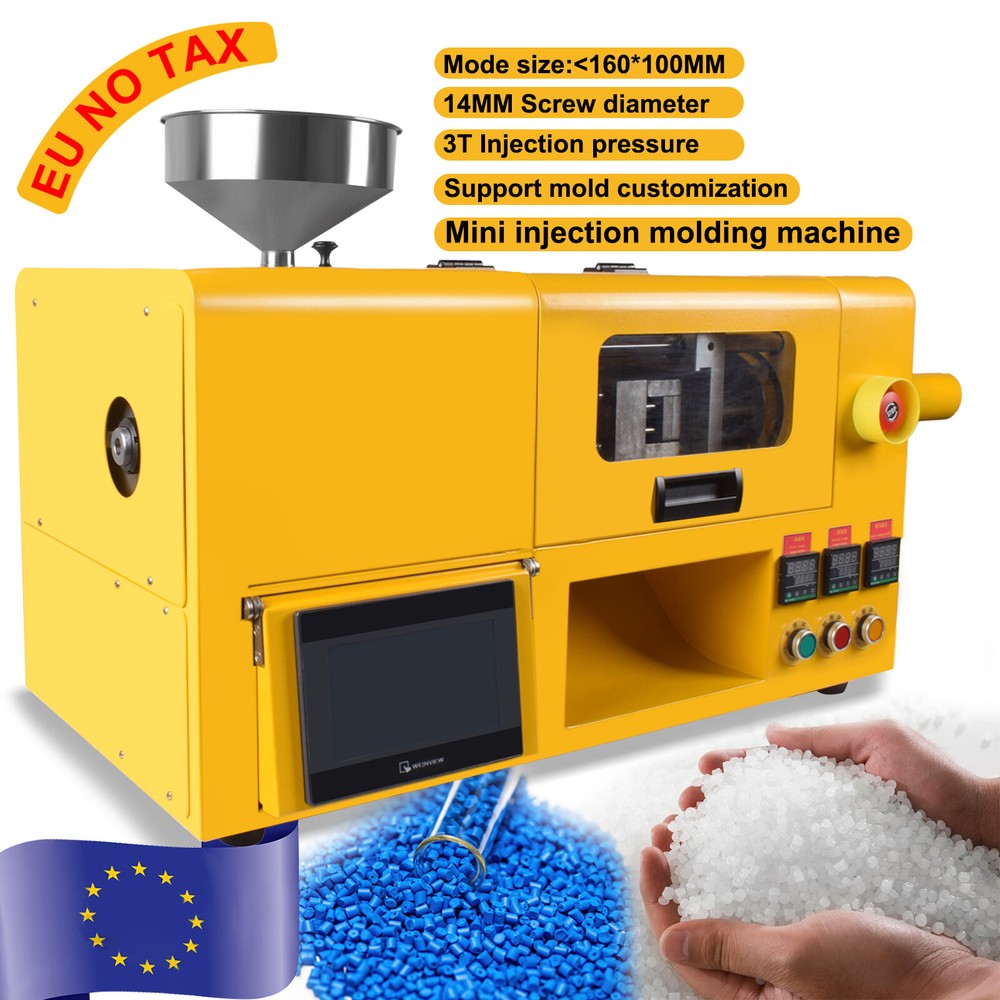 1500W Mini Desktop Injection Molding Machine For PP PC ABS Plastic Mold Machine