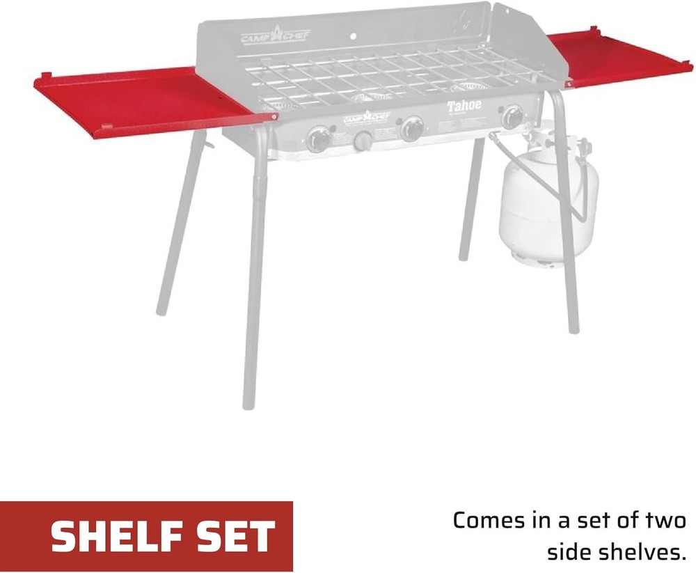 Folding Side Shelf Set 2 Burners