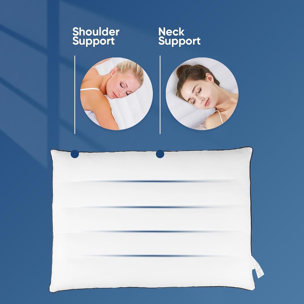 Ultra-thin pillow, flat pillow suitable for side sleeping