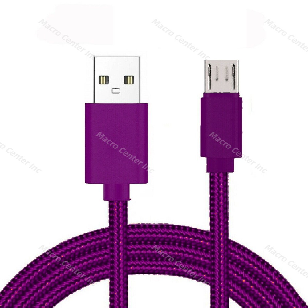 3/6/10Ft Micro USB Fast Charger Data Sync Cable Cord Samsung LG HTC Android