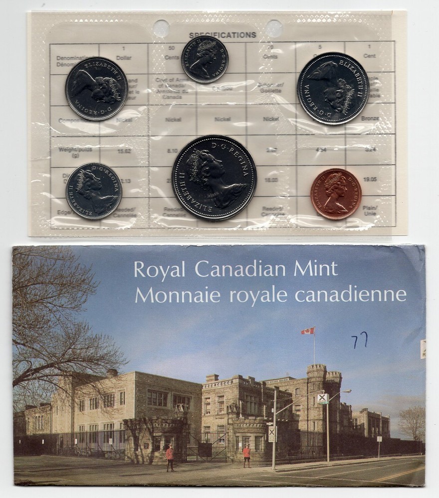 1977 Canada PL Uncirculated Proof Like Coin Set