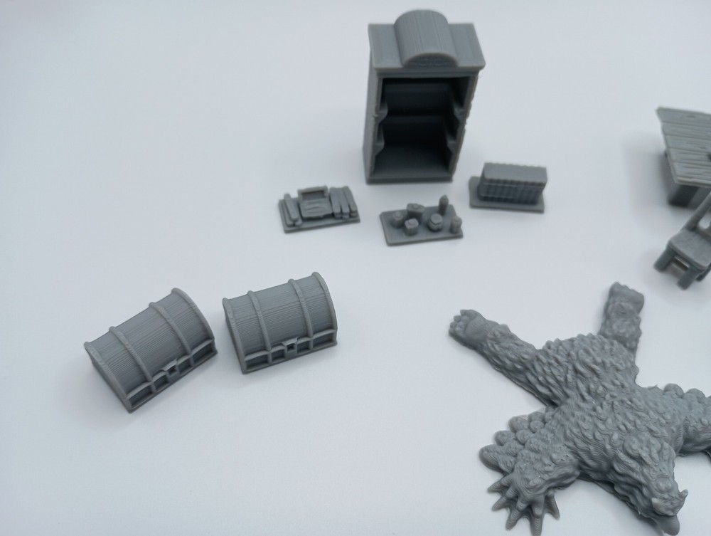 3D Printed Wizard Study Prop Set (28mm-32mm Scale)