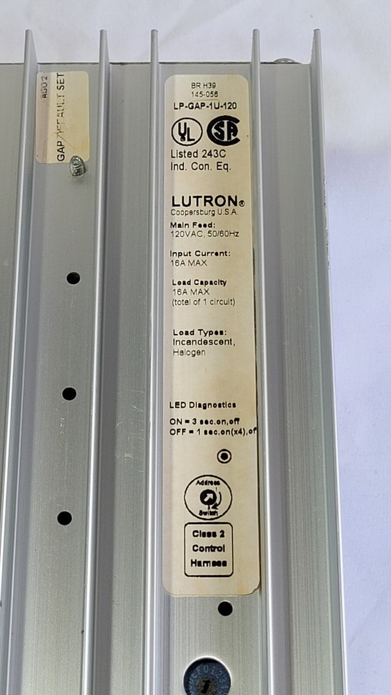 Lutron LP-GAP-1U-120 Dimming Module 16A 120VAC Halogen