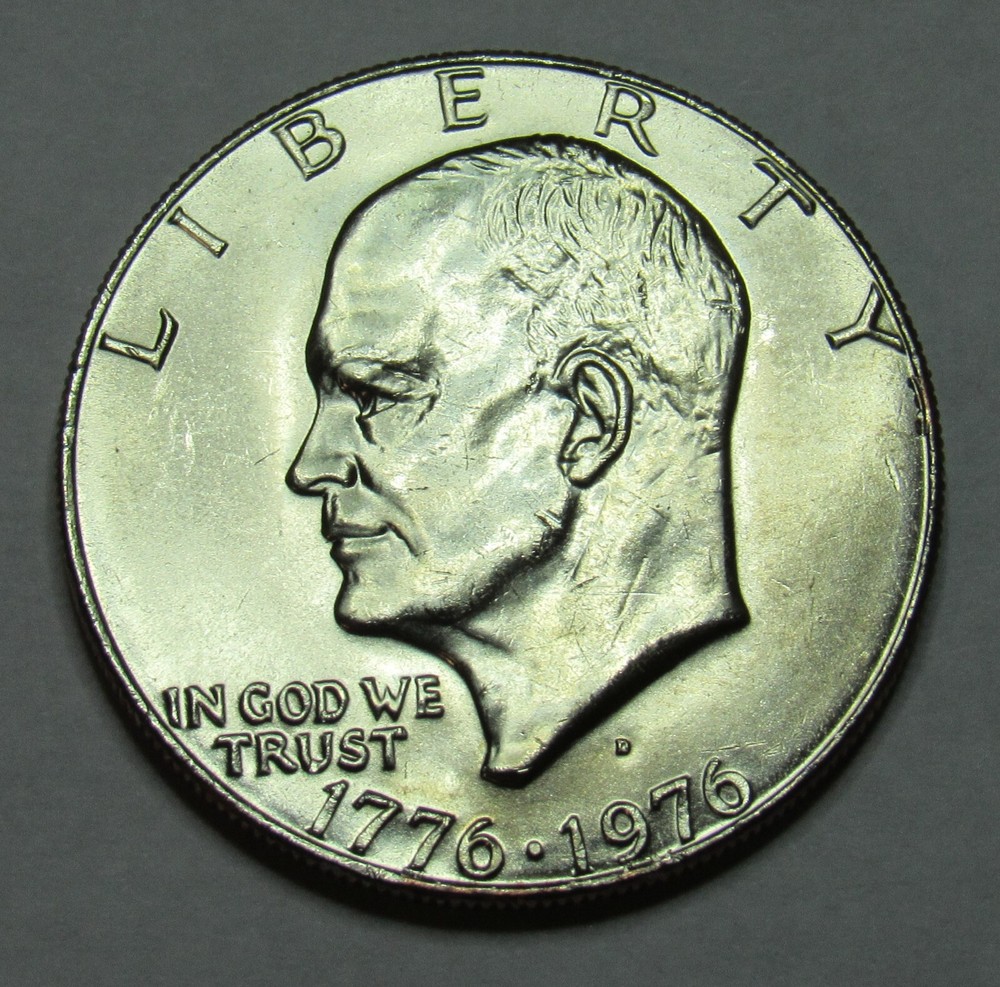 1976 D TYPE 1 Eisenhower Ike Dollar BU