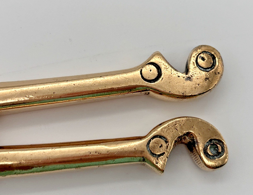 Vintage Solid Brass Rooster Bird Nutcracker Antique Unique Funny Statement Piece