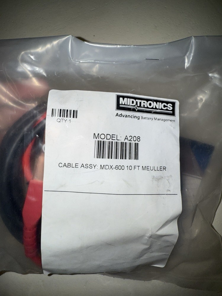 Midtronics A208 MDX Replacement 10' Battery Tester Cable