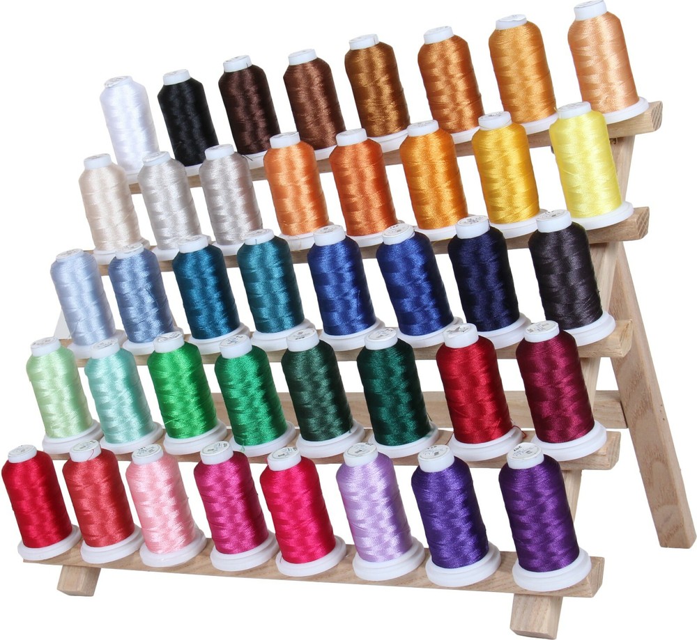 Threadart Polyester Embroidery Machine Thread Sets - 500M Cones - 7 Sets Avail.