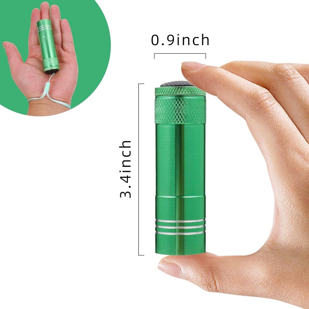 6 Pack Mini Flashlight Bulk, Small Aluminum LED Powerful Handheld Flash Light...