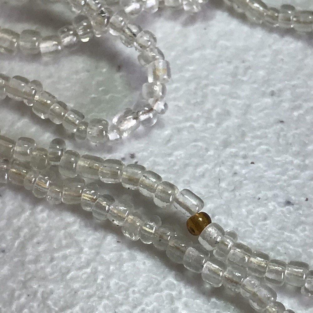 2 mm Variable String Pressed Glass Seed Beads Shape Beads Old Czech