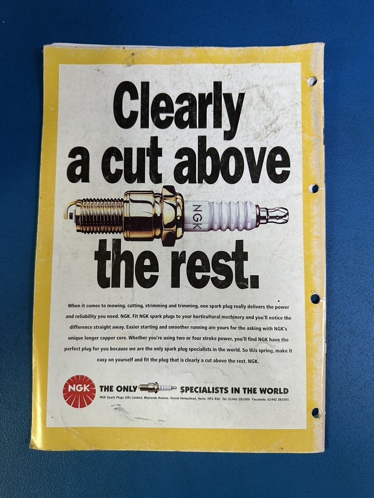 NKG SPARK PLUG CATALOGUE 1999 2000 SAME DAY DISPATCH