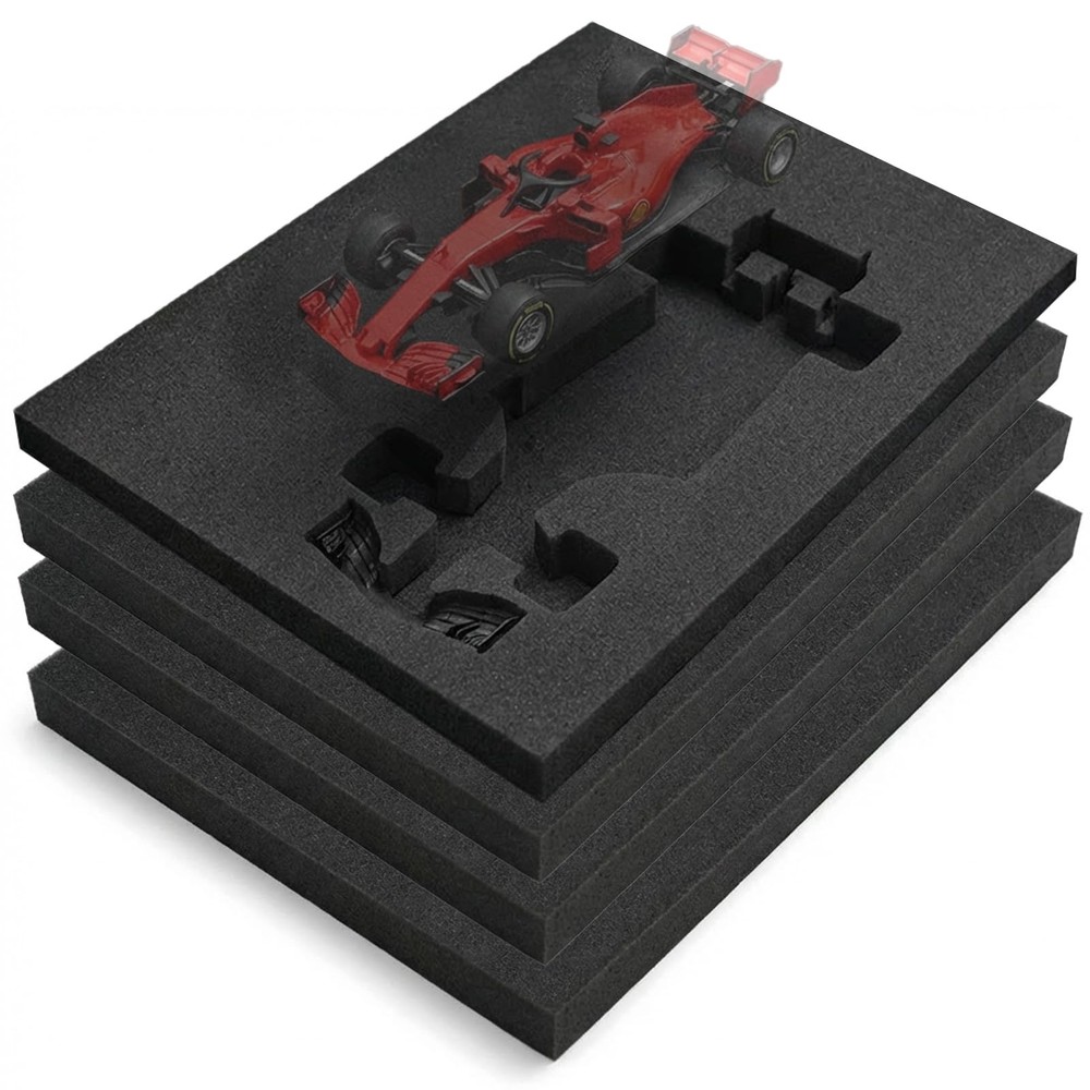 4 Pack 12x16x1 Inch Customizable Polyethylene Foam Sheets for Cases Tool Box
