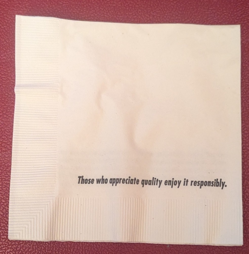 100 Absolut Vodka Beverage Napkins