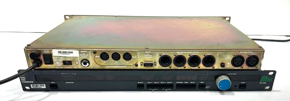 BSS TCS-804 DUAL TIME CORRECTOR DIGITAL DELAY (One)(TRUEHEARTSOUND)
