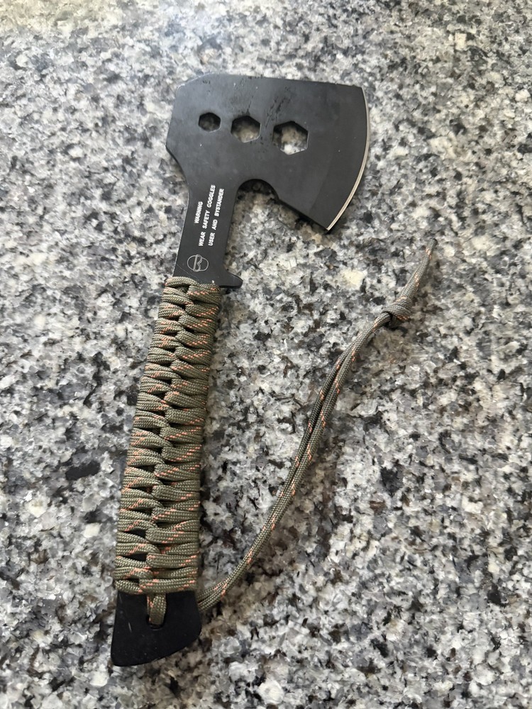 Ozark Trail Hatchet Axe with Paracord Wrapped Handle