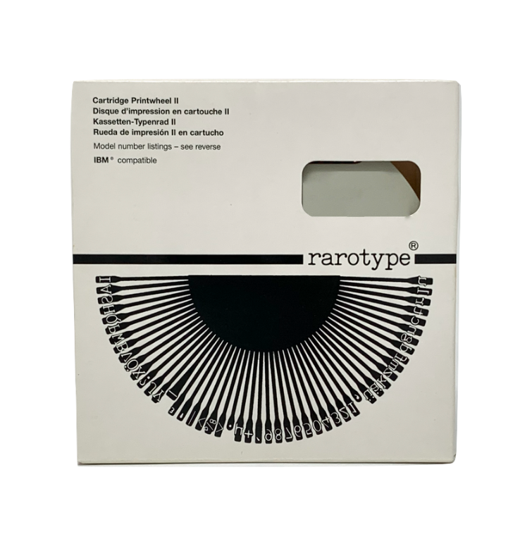 Rarotype Compatible IBM Micro 15 Printwheel