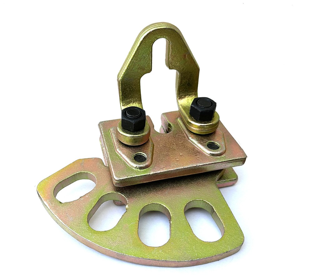 5 Ton 2 Way Frame Rack Pull Clamp Auto Body Multi Way Dent Puller Straight Cross