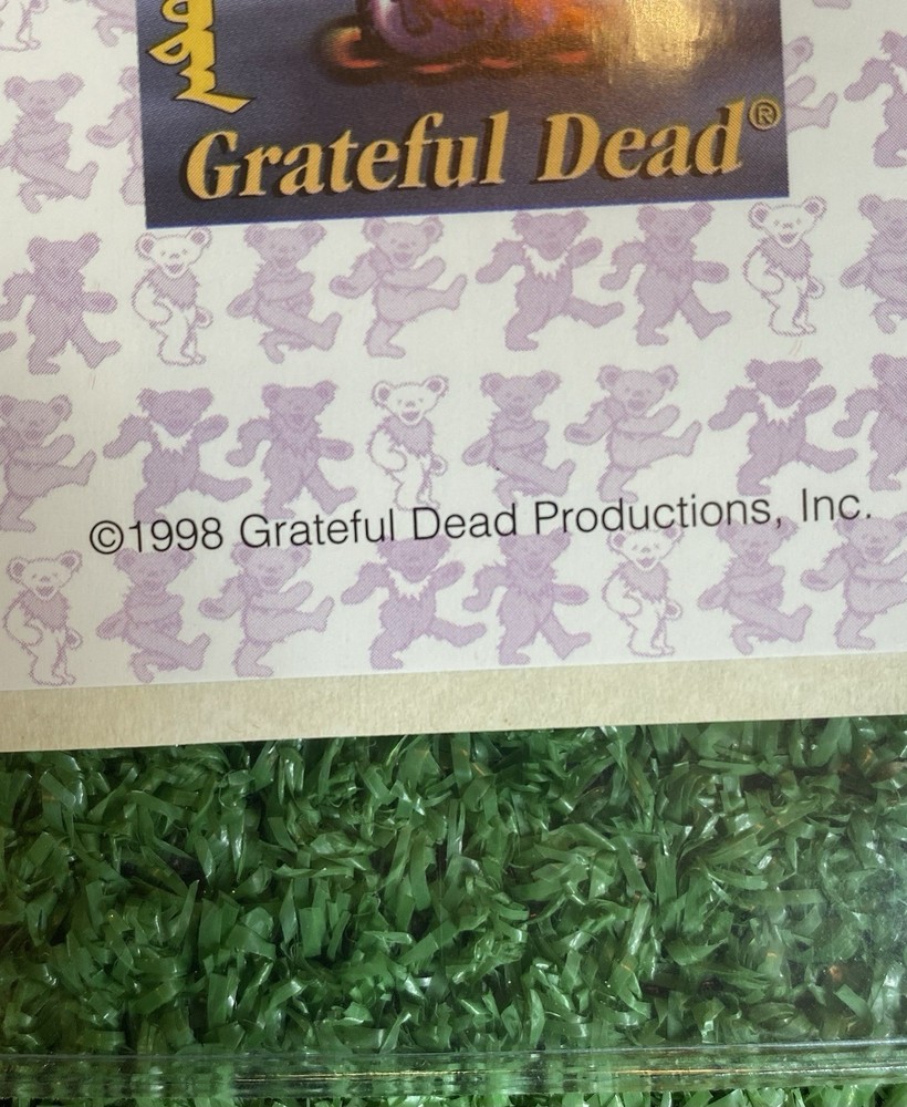 Grateful Dead Roller Blade Bear Stamp Certificate of Authenticity Mongolia 1998