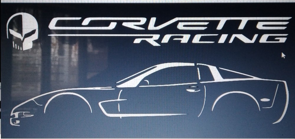 CORVETTE Stencil Template Airbrush Paint # 4