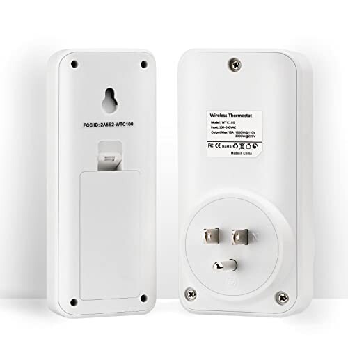 Wireless Thermostat Plug in Temperature Controller Outlet Remote Control New