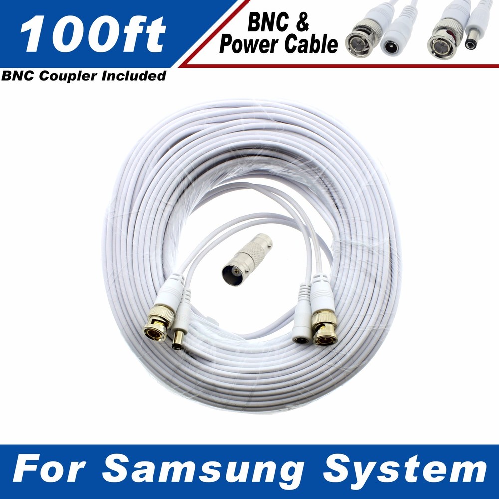 100 Foot Premium Security Camera Cable for Samsung SDC-8440BC