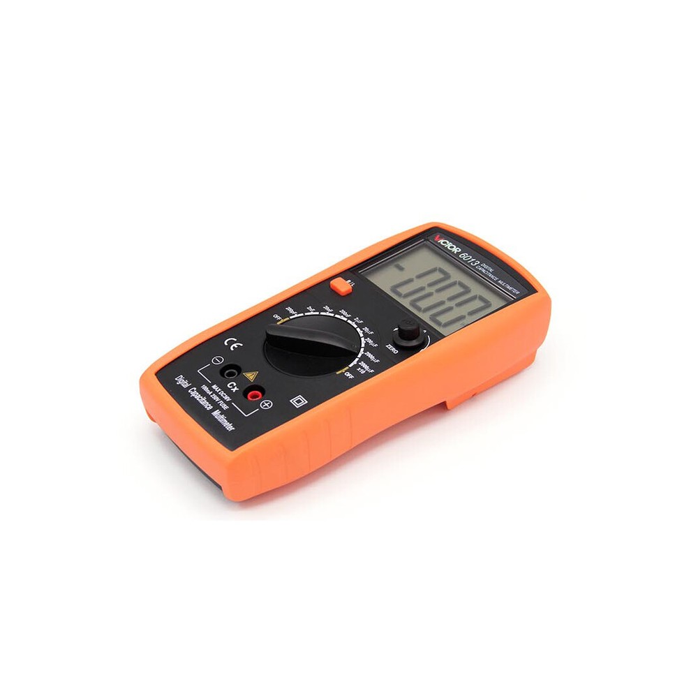 VICTOR 6013 Digital Capacitance Multimeter Manual Range Capacitor Tester ✦KD