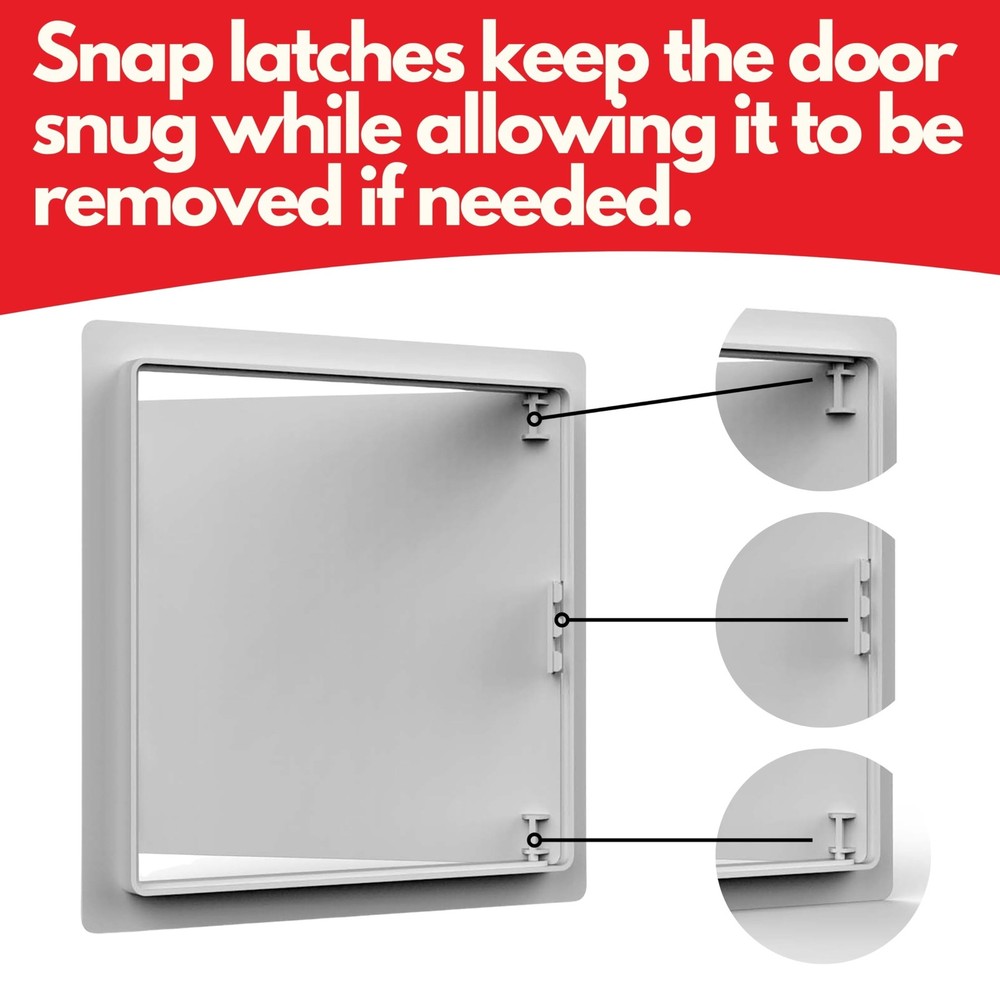 Access Panel for Drywall - Wall & Ceiling Plumbing and Electrical Hinged Acce...