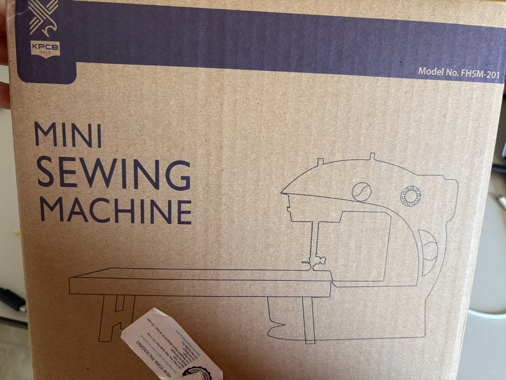 Portable Sewing Machine with Extension Table and Light Mini Handheld Sewing M...