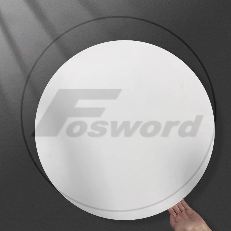 White Polypropylene Round Disc Cut to Size PP Plastic Sheet Polyprop Ø20mm-350mm