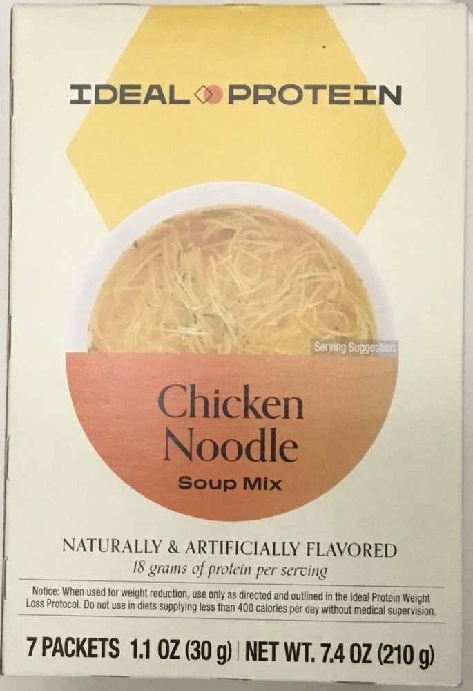 Ideal Protein Chicken Noodle Soup Mix - 7 packets