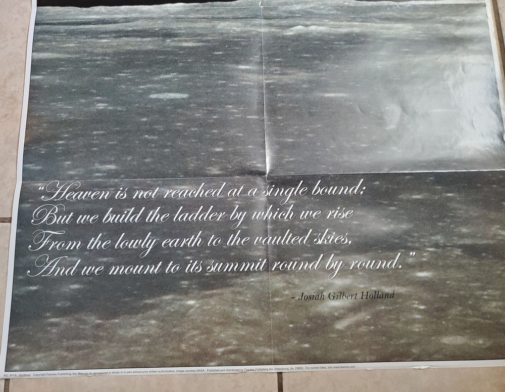 JOHN GLENN - 24" x 36" Color Poster - SIGNED