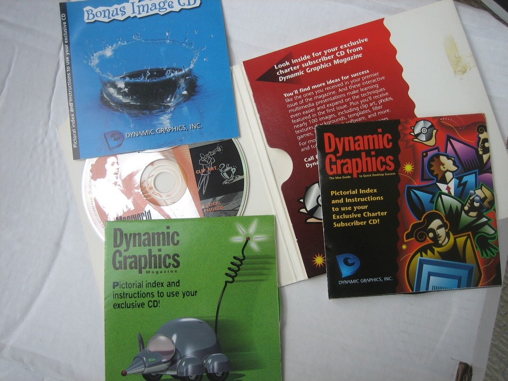 Dynamic Graphics ELECTRONIC CLIPPER tiff eps SPECIAL 4 CD Clip Art Library