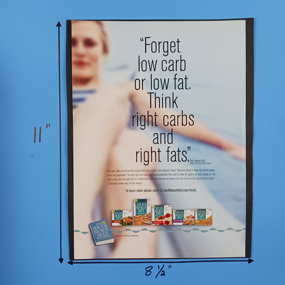 2005 South Beach Diet Print Advertisement