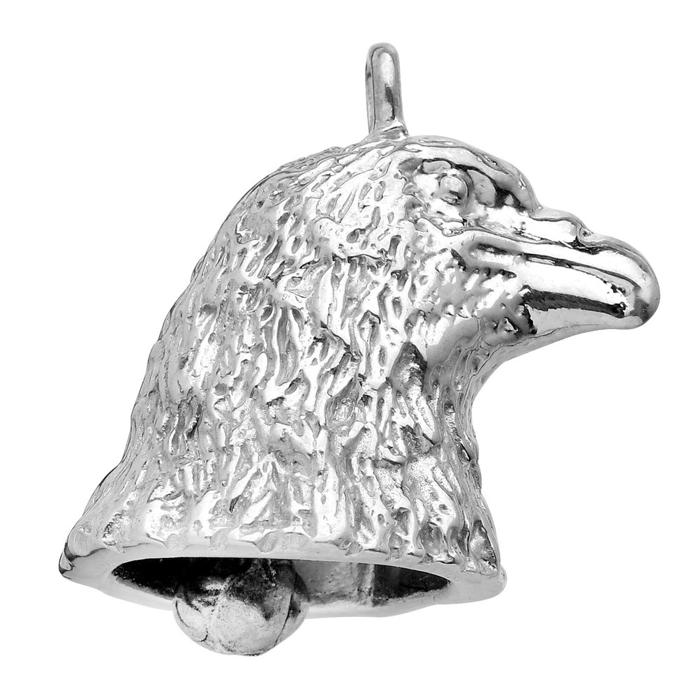 Sterling Silver Motorcycle 3D EAGLE Ride Bell Gremlin Bell 1