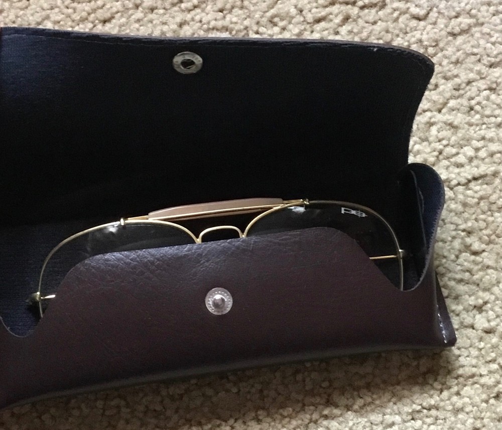 Protective Optics shooting glasses with case
