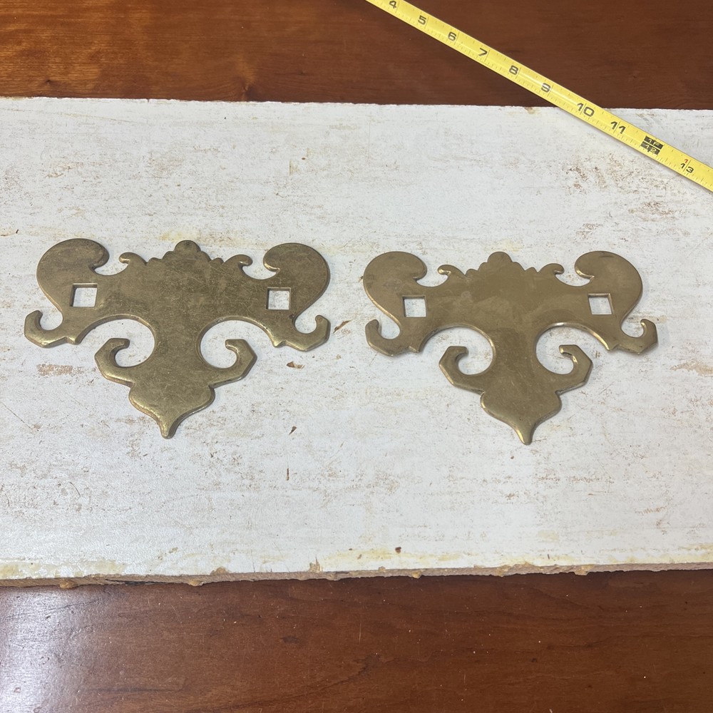 Two Enormous Chippendale Backplates
