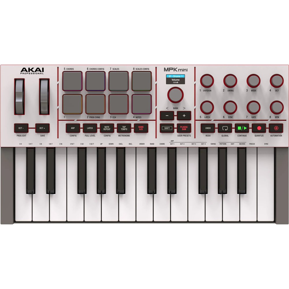 Akai Professional MPK Mini 4 Midi Controller - White