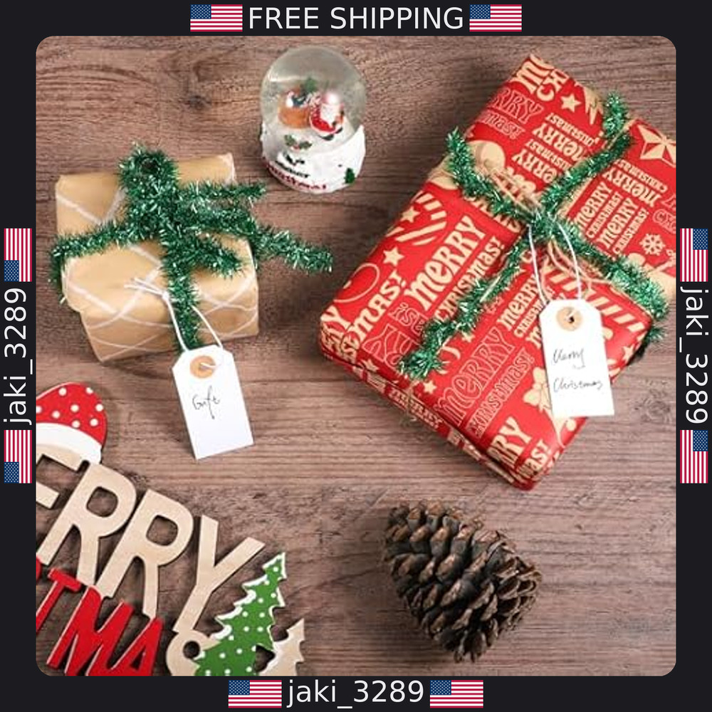 100 Pack Writable Gift Tags with Elastic String - Perfect for Valentine's Day