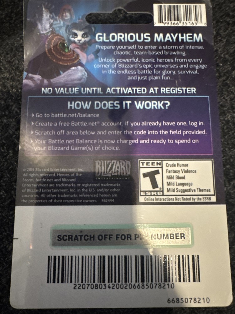 Battlenet 20$ Gift Card